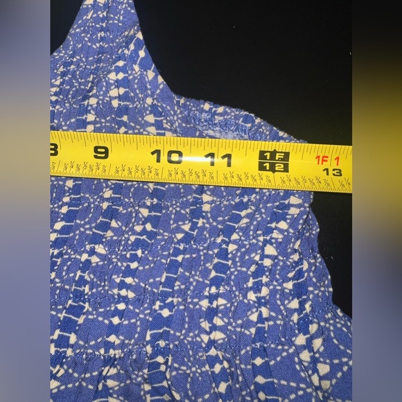 Kendall & Kylie Blue Cropped Tank Top Size Medium GUC - Picture 5 of 6